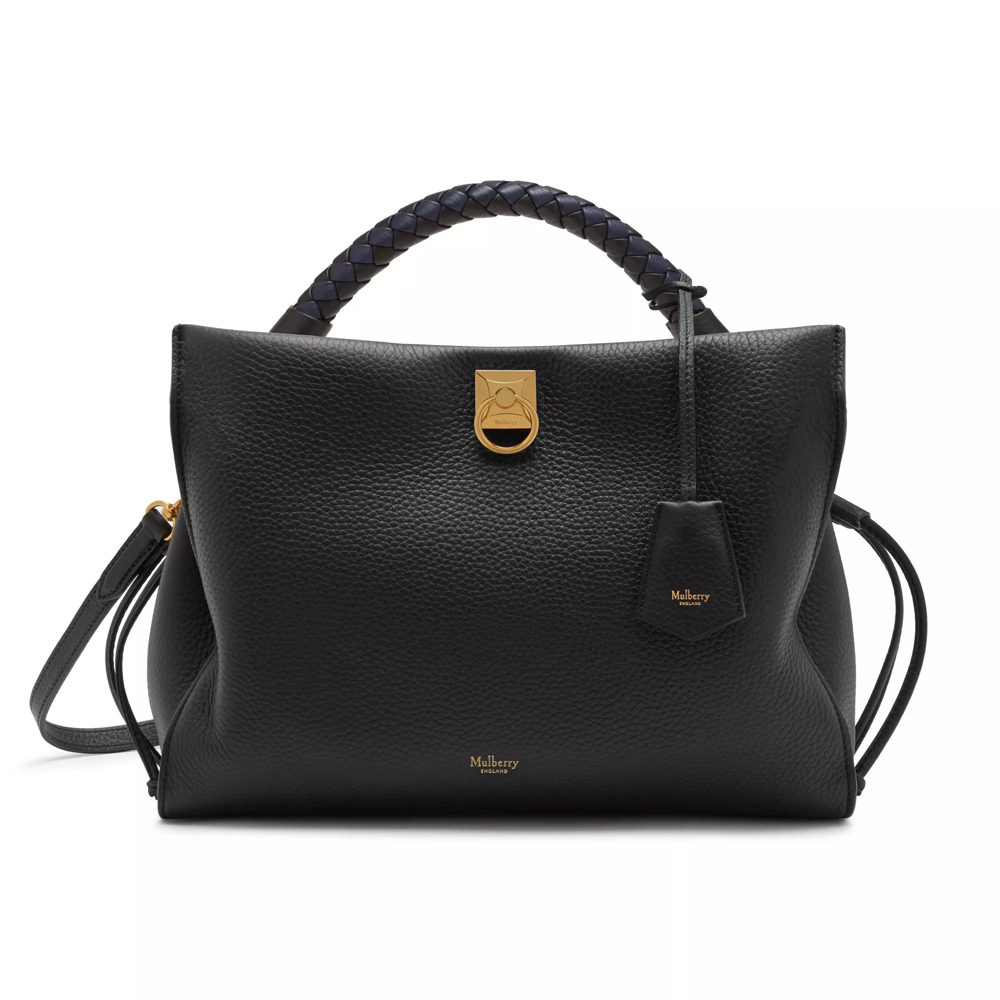 mulberry black small bag