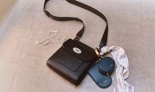Mulberry Antony crossbody bag in ebony leather