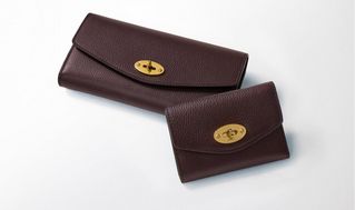 Duo of Mulberry Darley wallets in dark brown leather