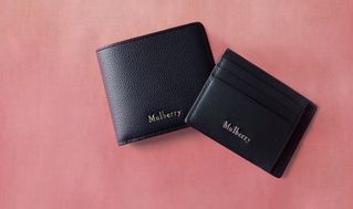 Mulberry Farringdon wallet and cardholder in Night Sky