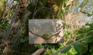 Mulberry Lana bag in beige croc effect leather