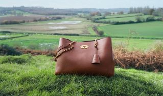 Mulberry Lily chain tote Handbag in oak leather