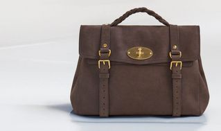 Mulberry Oversized Alexa bag in ebony nubuck leather