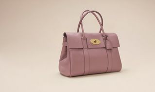 Mulberry Bayswater bag in light pink leather