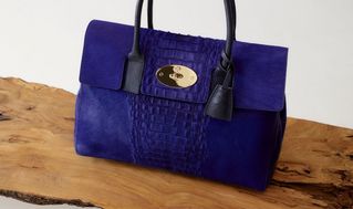 Mulberry pre-loved Bayswater in blue