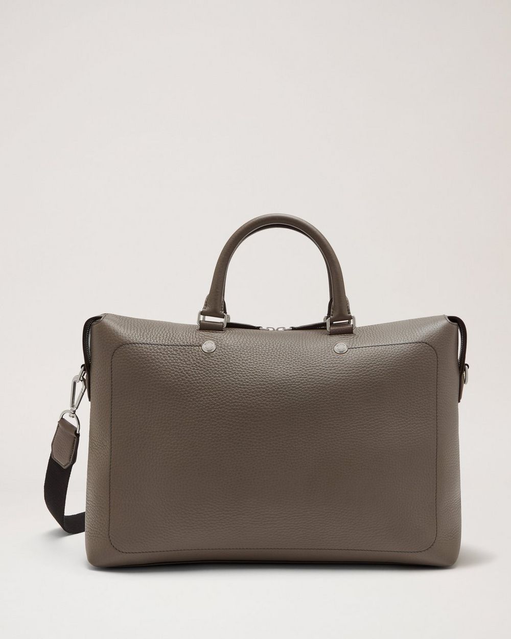 City Briefcase Earth Grey Heavy Grain Men Mulberry