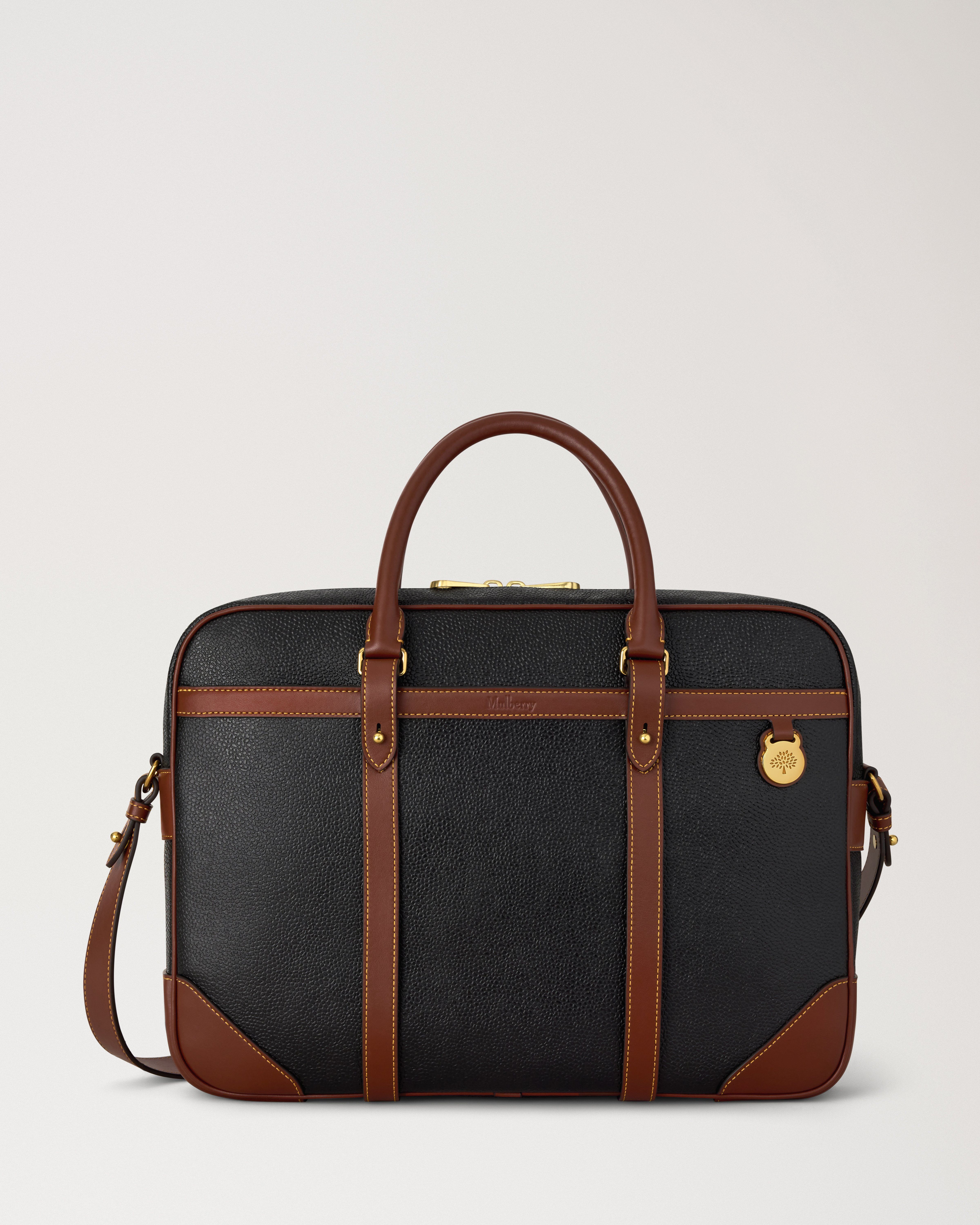 【希少！】Brooks Brothers ブリーフケース　ヘリンボーン　レザー BROOKS BROTHERS（ブルックスブラザーズ） ブリーフケース 本革 レザー