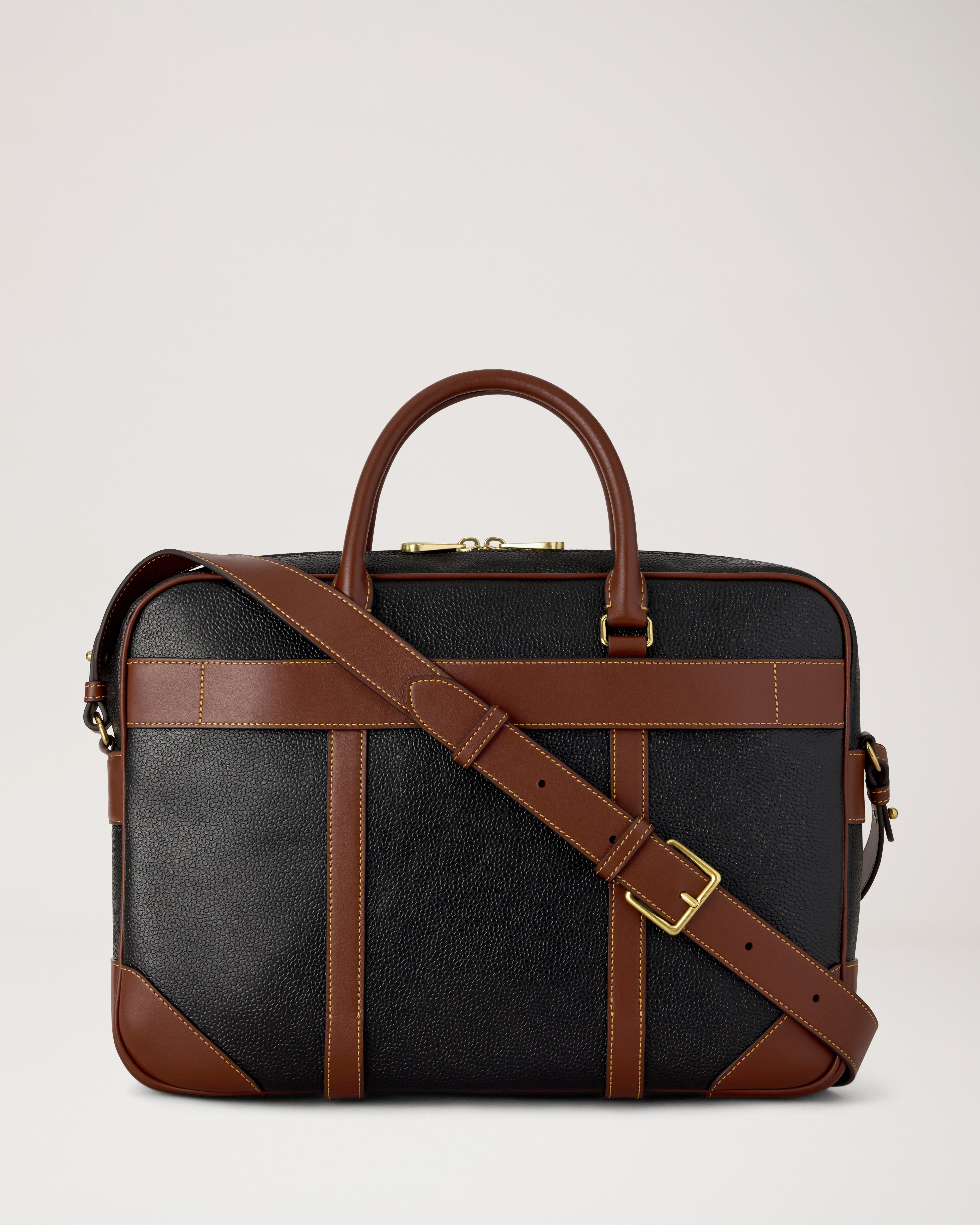 【希少！】Brooks Brothers ブリーフケース　ヘリンボーン　レザー BROOKS BROTHERS（ブルックスブラザーズ） ブリーフケース 本革 レザー