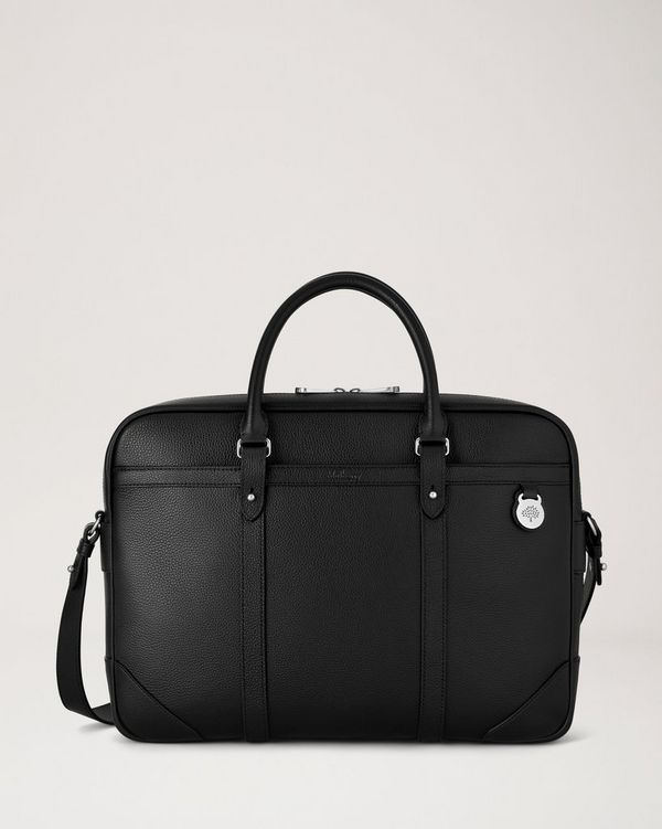 Mulberry | ヘリテージ ブリーフケース | ブラック スモール