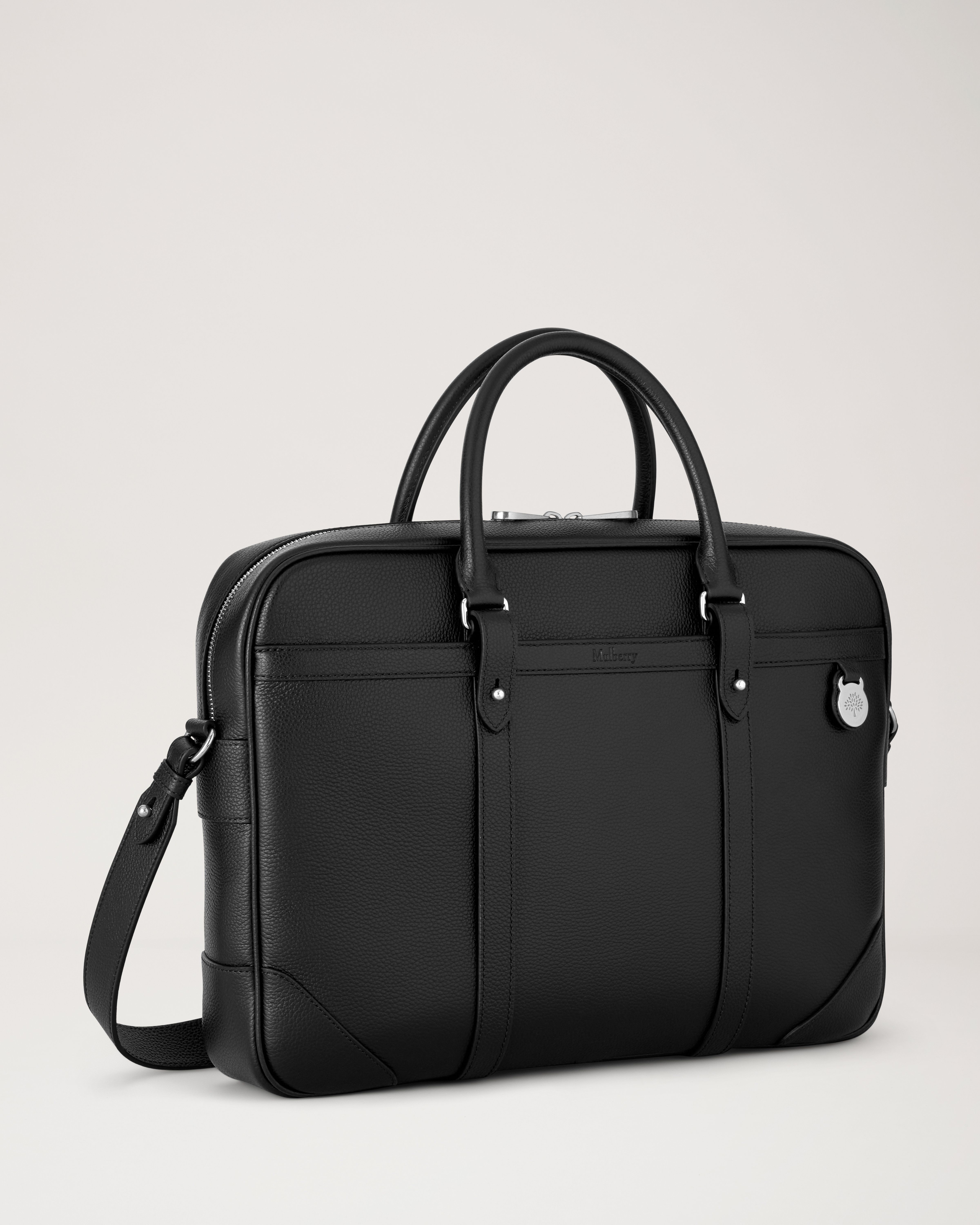Mulberry | ヘリテージ ブリーフケース | ブラック スモール