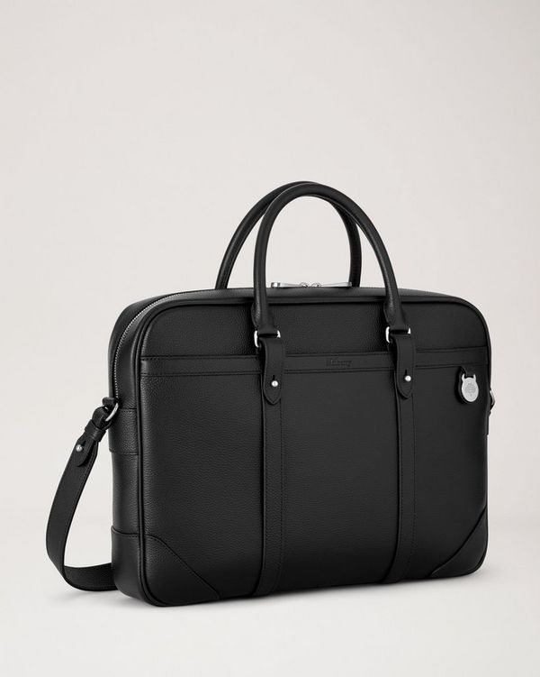 Mulberry | ヘリテージ ブリーフケース | ブラック スモール
