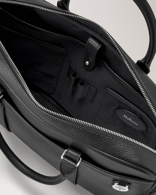 Mulberry | ヘリテージ ブリーフケース | ブラック スモール
