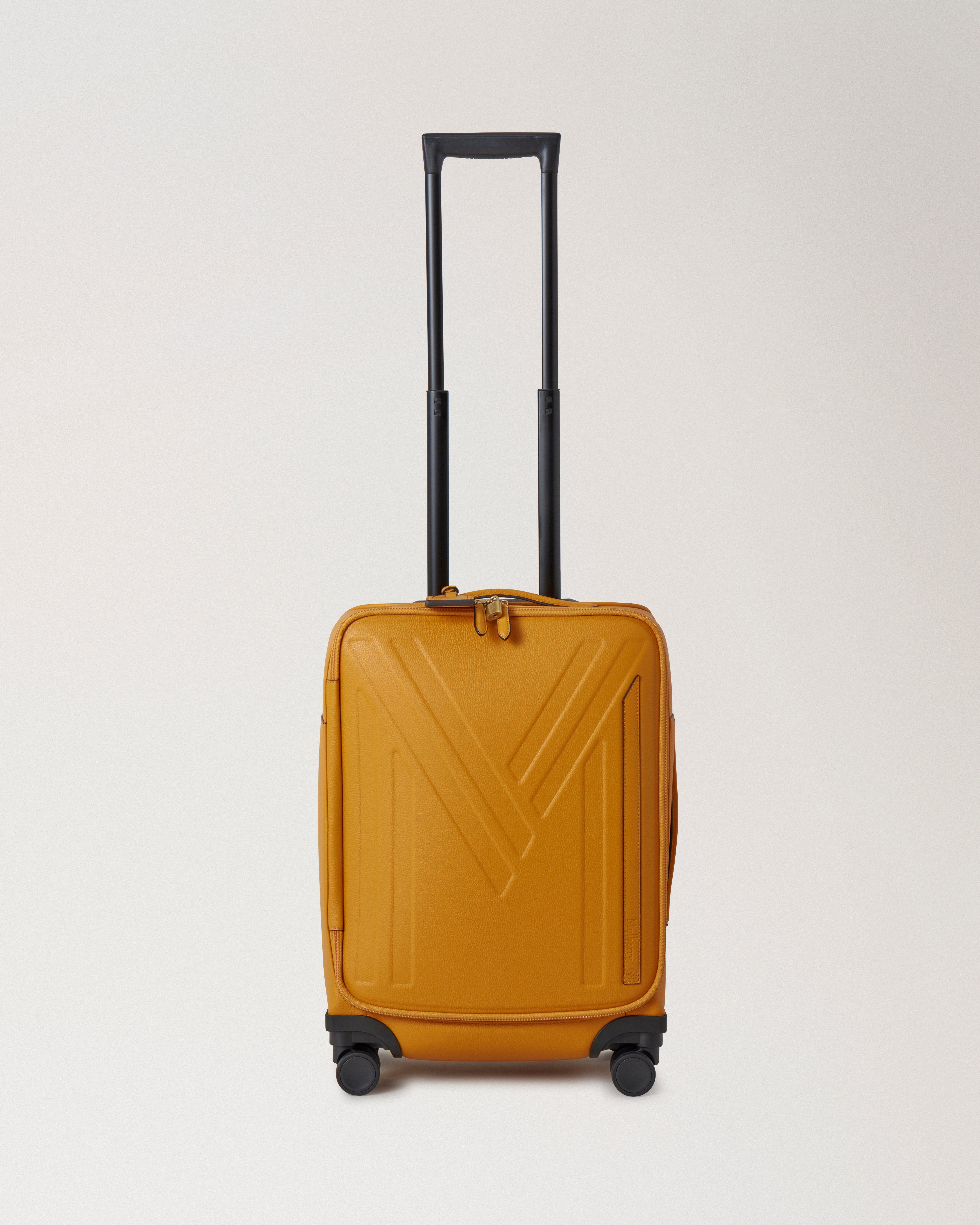 Leather 4 Wheel Suitcase
