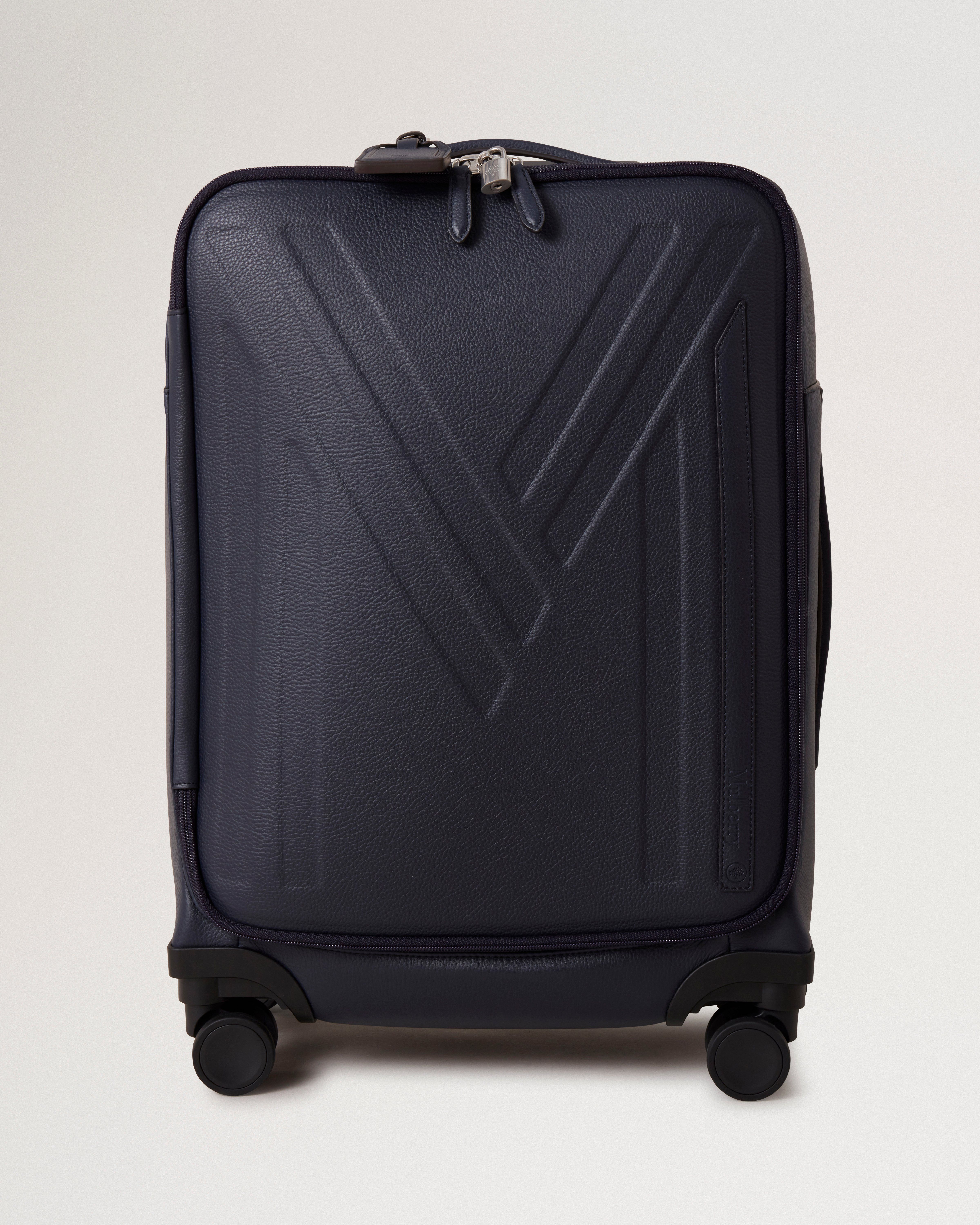 Leather 4 Wheel Suitcase