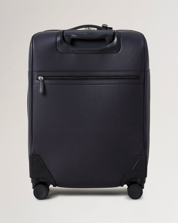 Leather trolley suitcase best sale