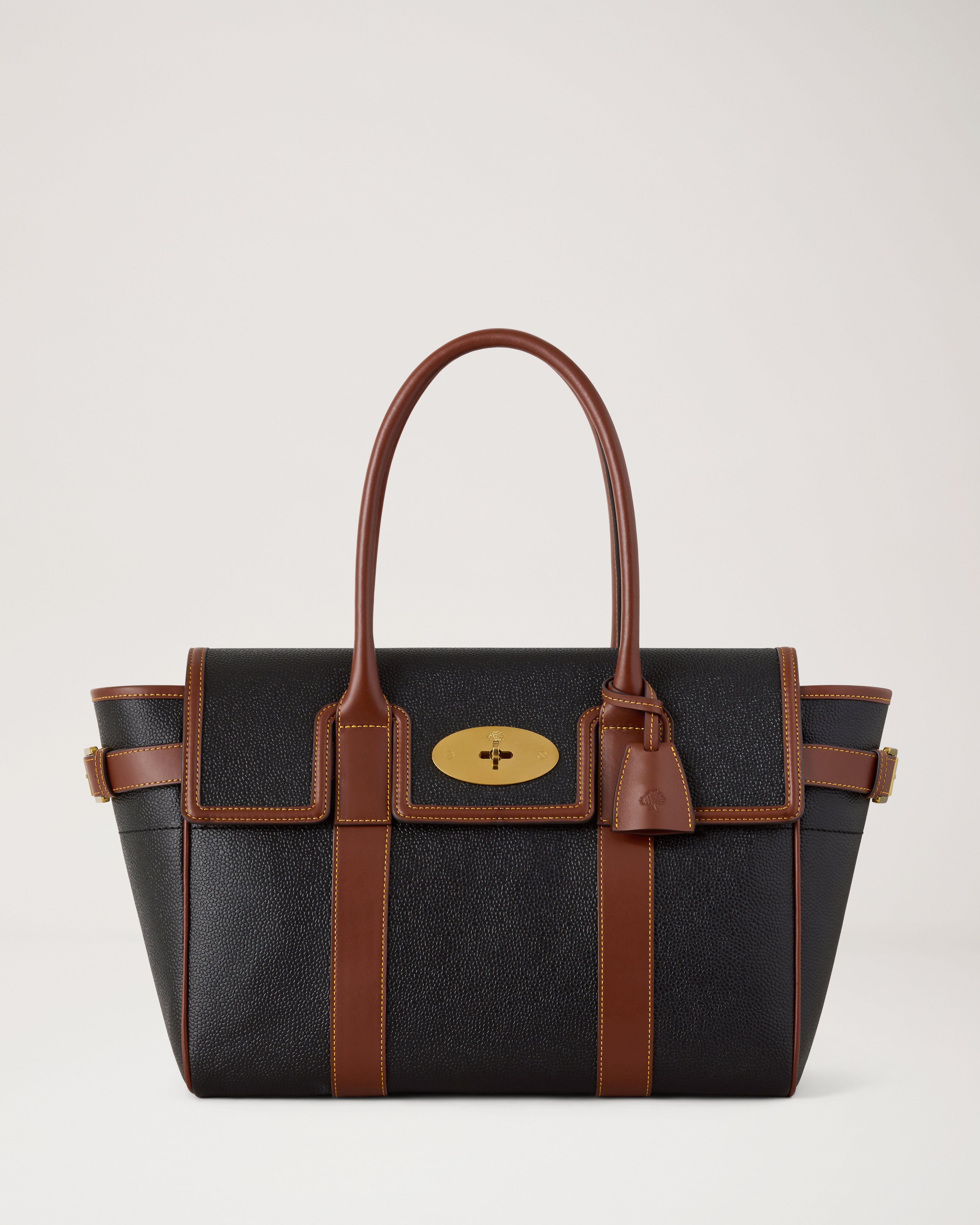 Mulberry | ベイズウォーター | ブラック＆コニャック バイオベース