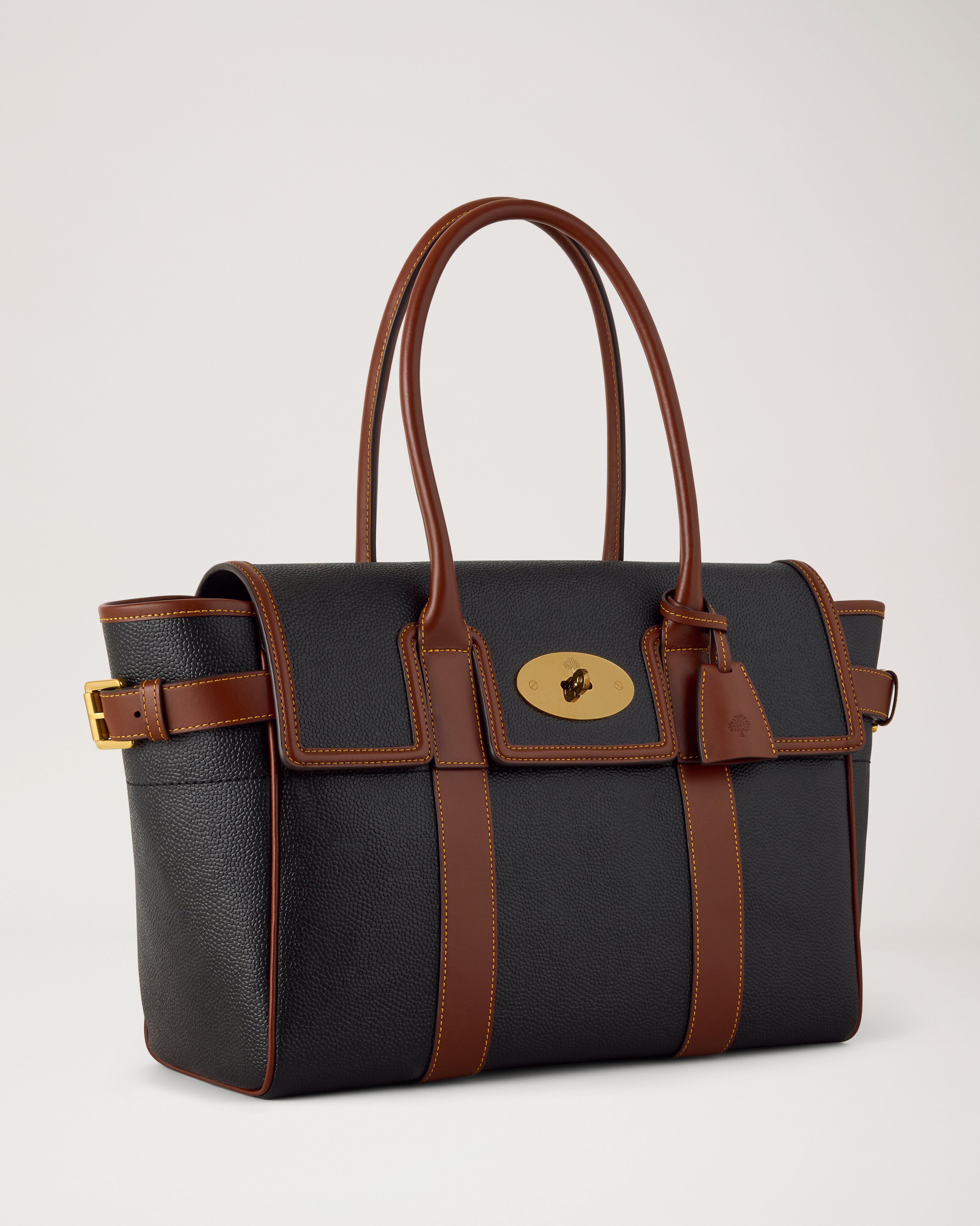 Mulberry | ベイズウォーター | ブラック＆コニャック バイオベース