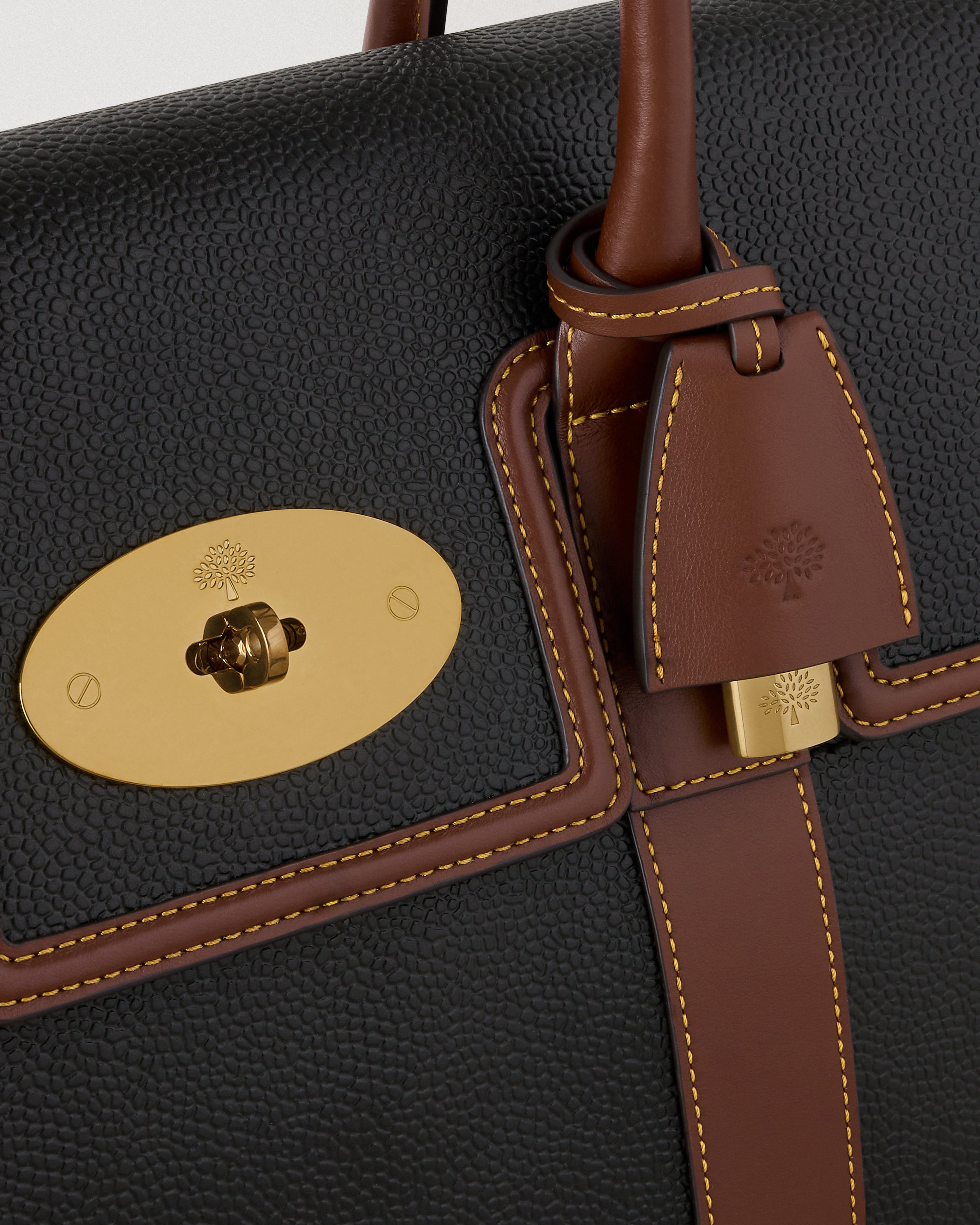 Mulberry | ベイズウォーター | ブラック＆コニャック バイオベース 