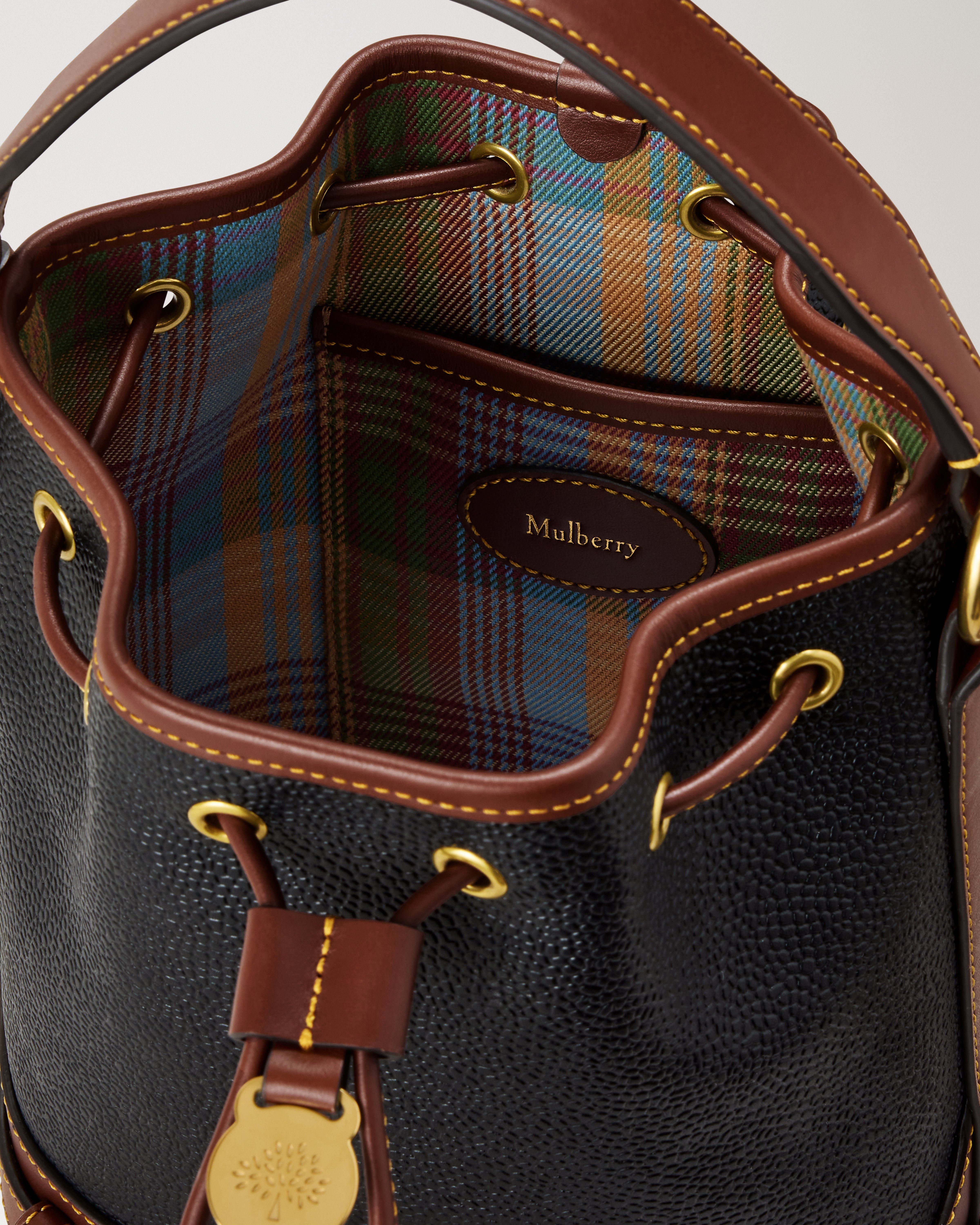 Mulberry | スモール スコッチグレイン バケット | ブラック 