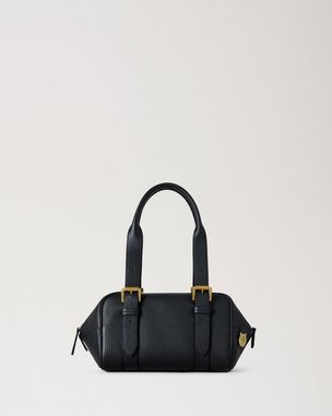 Mulberry | ボストン | ブラック ヘビーグレインレザー | Women