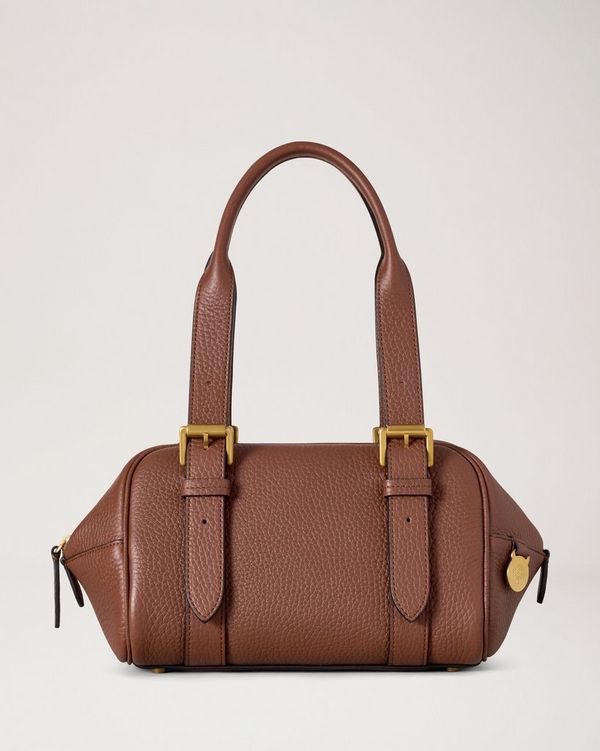 Mulberry | Small Boston | Bright Oak Heavy Grain | Gifts