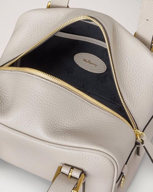 Mulberry | スモール ボストン | チョーク ヘビーグレインレザー | ギフト