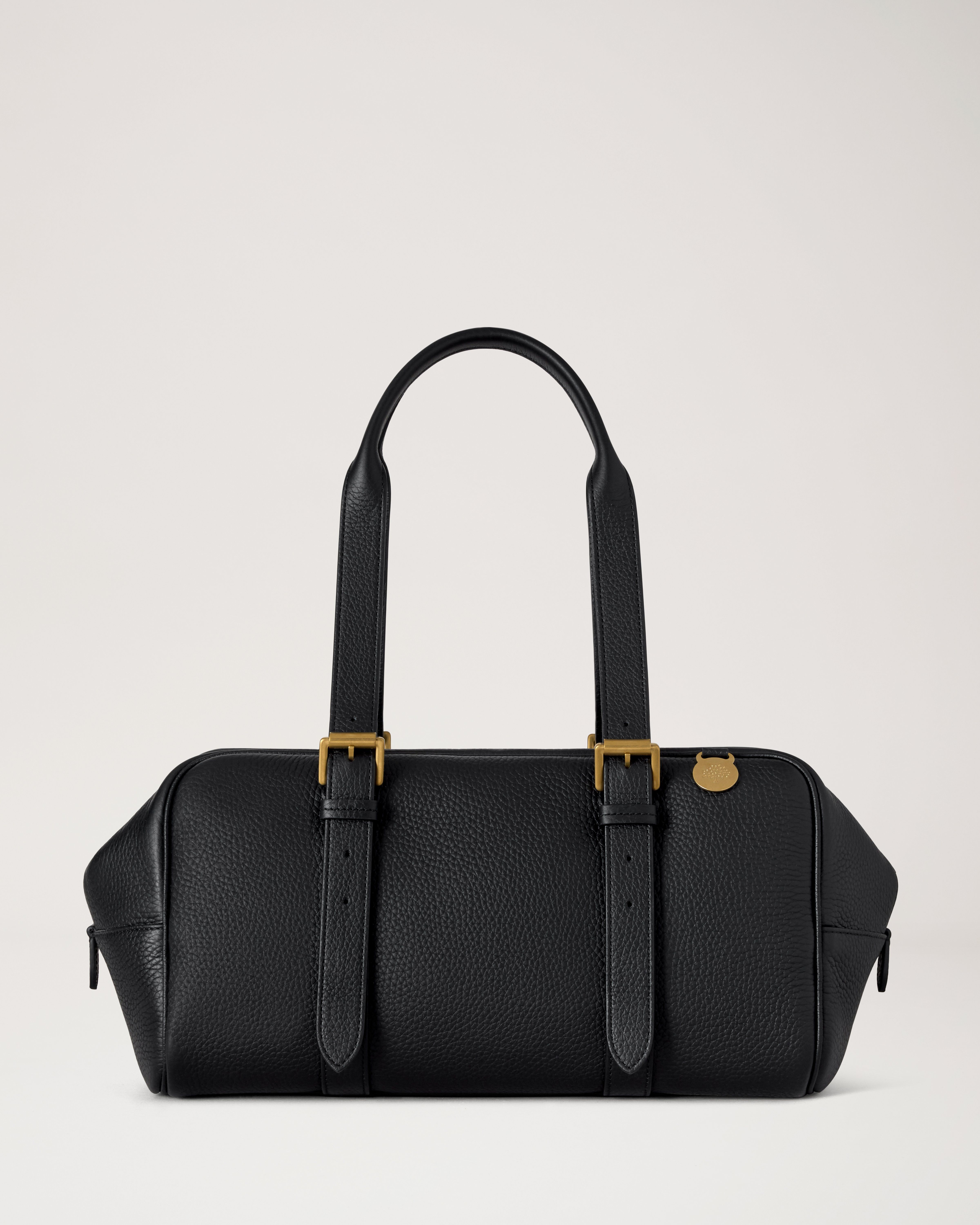 ✨美品✨　Mulberry マルベリー　ボストン　ハンドバッグ　レザー Mulberry | ボストン | ブラック ヘビーグレインレザー | Women