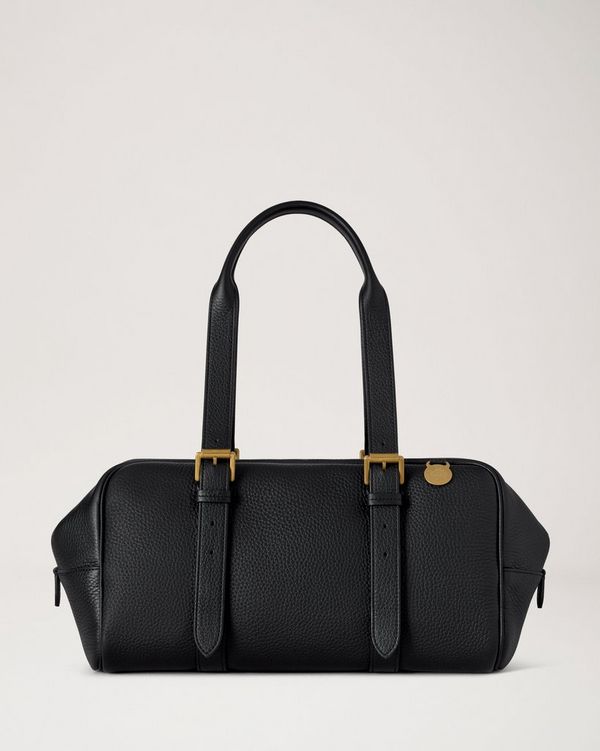 Mulberry | ボストン | ブラック ヘビーグレインレザー | Women