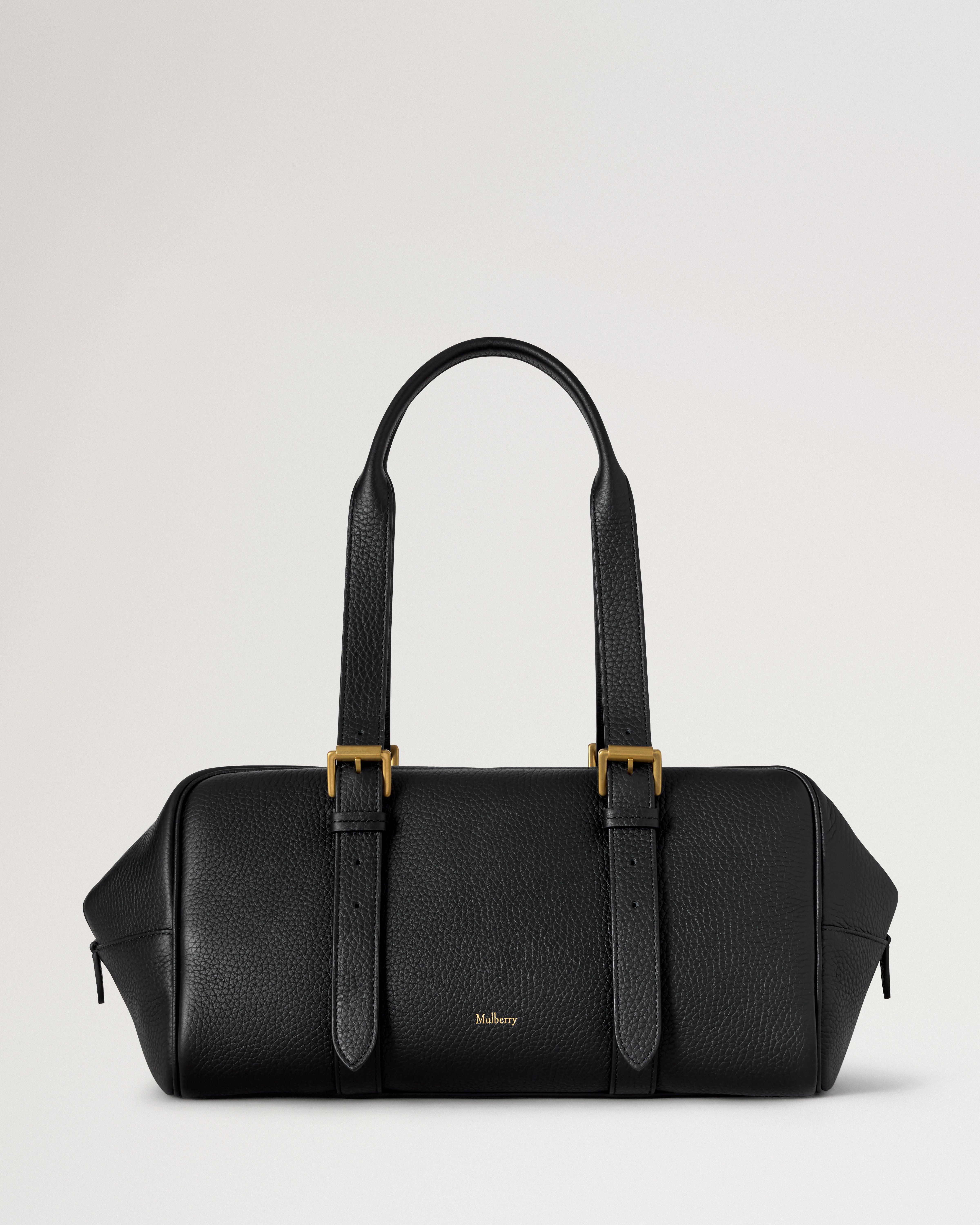 Mulberry マルベリー ボストンバッグ 旅行バッグ 大容量 Mulberry マルベリー ボストンバッグ PVC レザー ブラウン 大容量