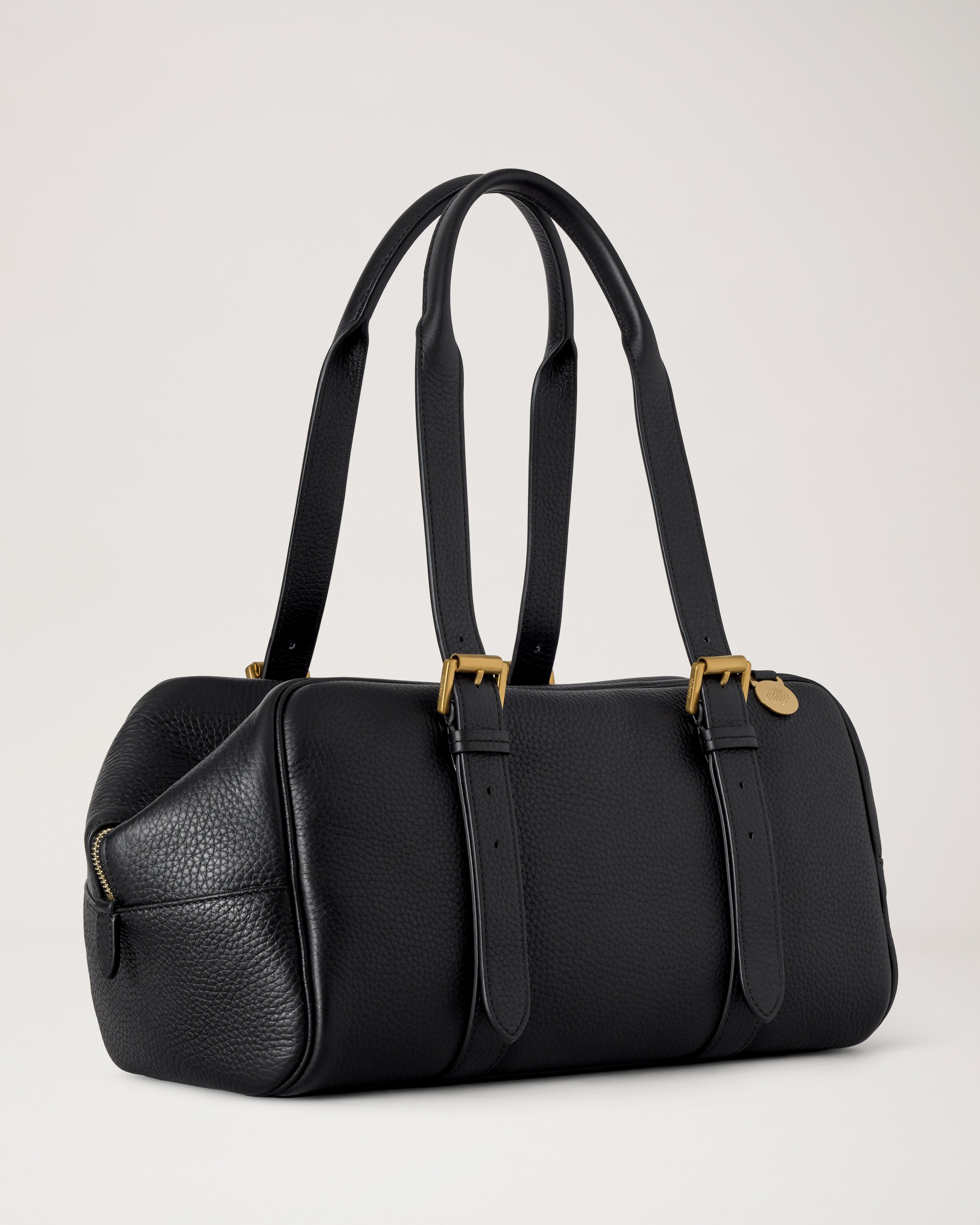 Mulberry | ボストン | ブラック ヘビーグレインレザー | Women