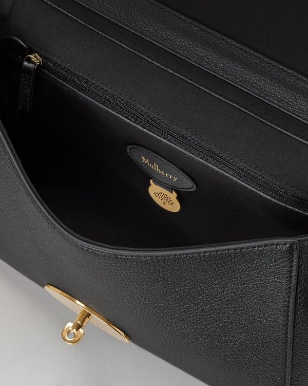 Mulberry | Medium Lily | Black Glossy Goat | Women