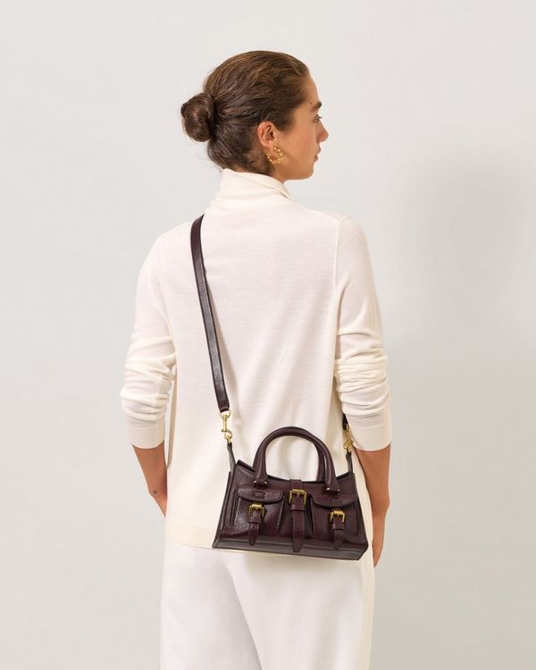 Mulberry | ミニ ロクサンヌ | オックスブラッド ハイシャインレザー
