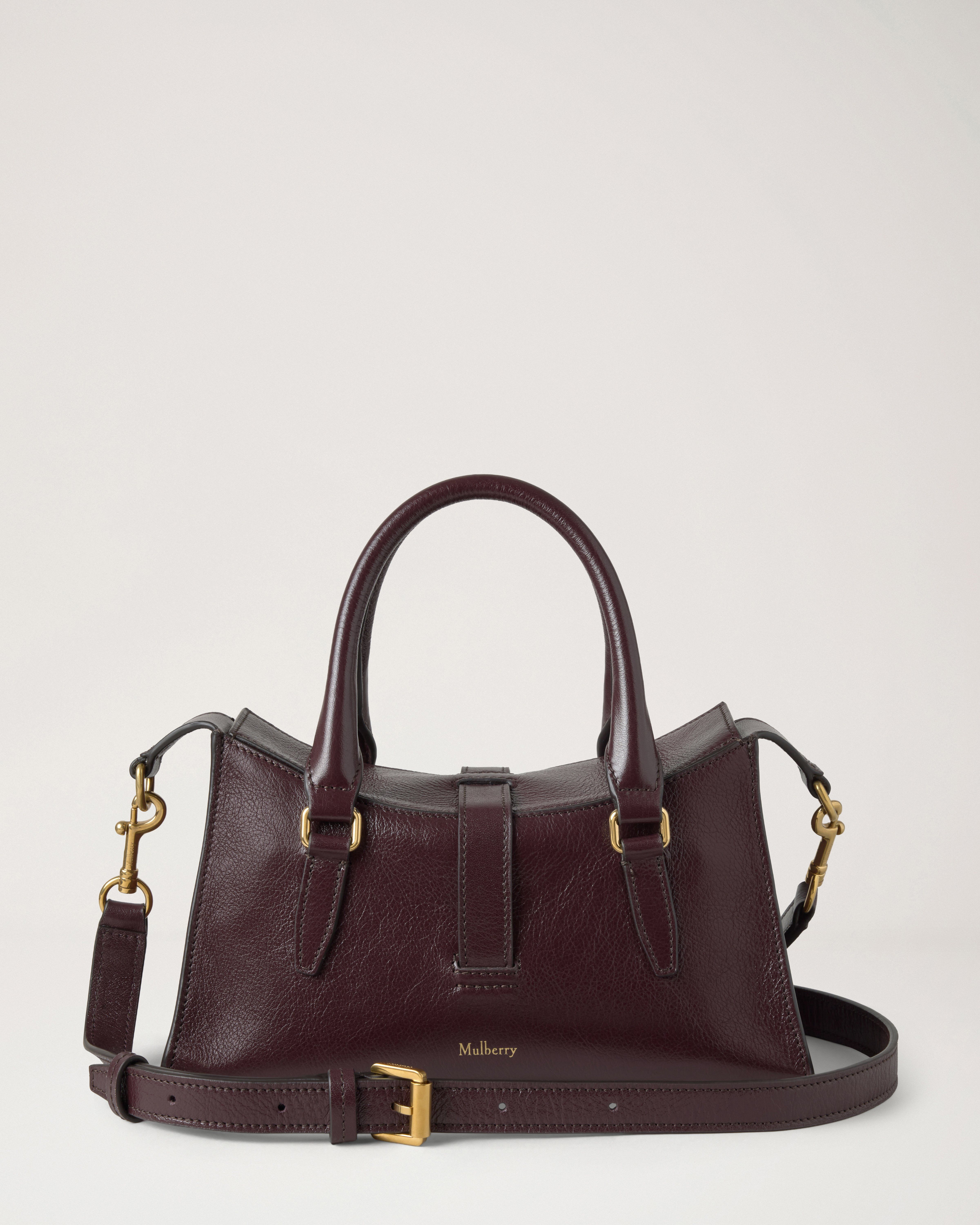 Mulberry | Mini Roxanne | Oxblood High Shine Leather | Gifts For Her