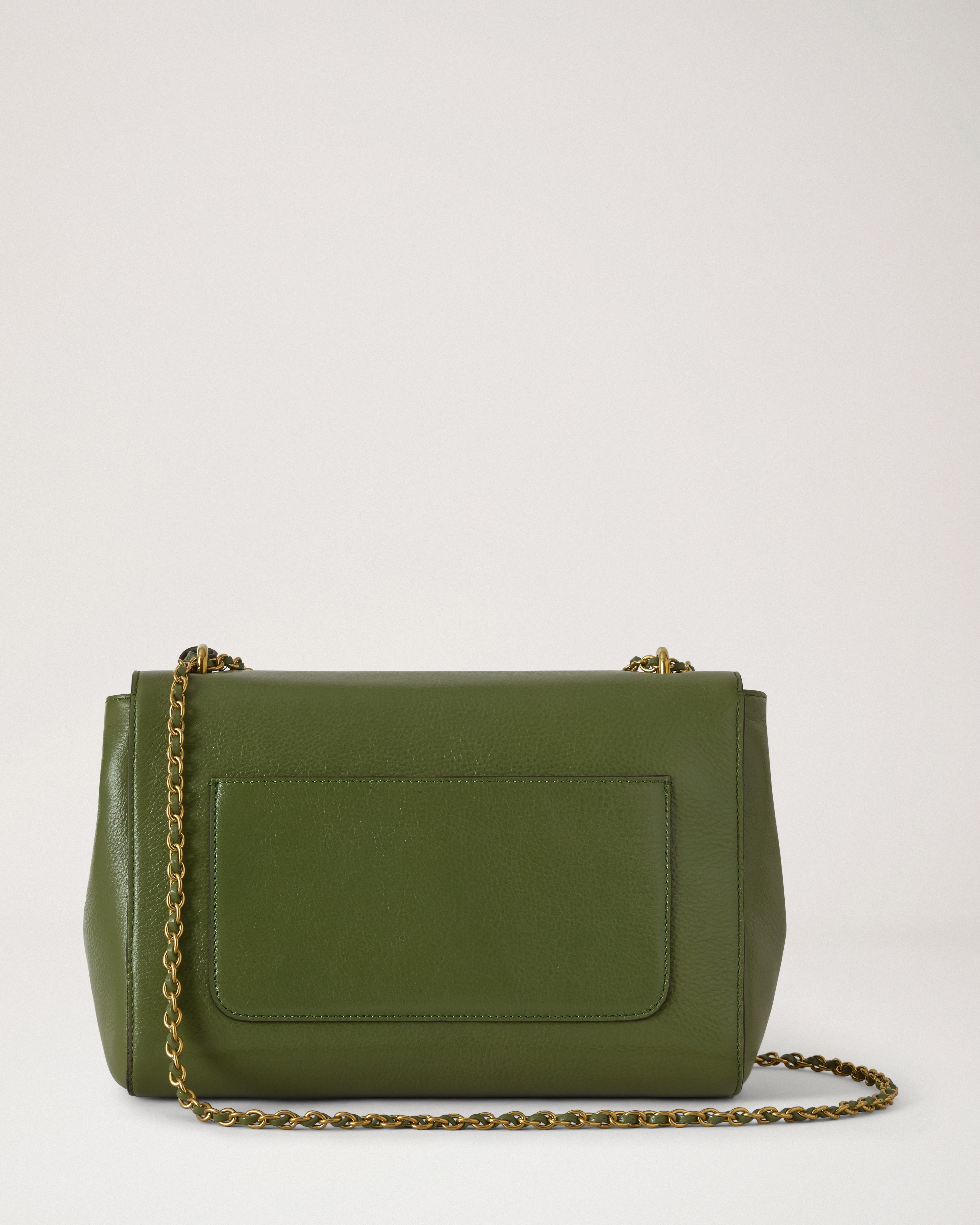 Mulberry | Medium Lily | Fern High Shine Leather | Women