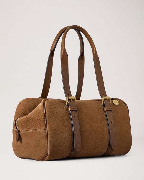 Mulberry | ボストン | ヴィンテージオーク スエード | 女性へのギフト