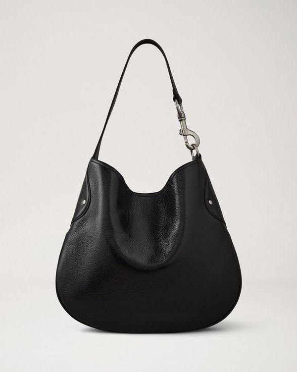Mulberry | ハックニー ショルダーバッグ | ブラック ハイシャイン