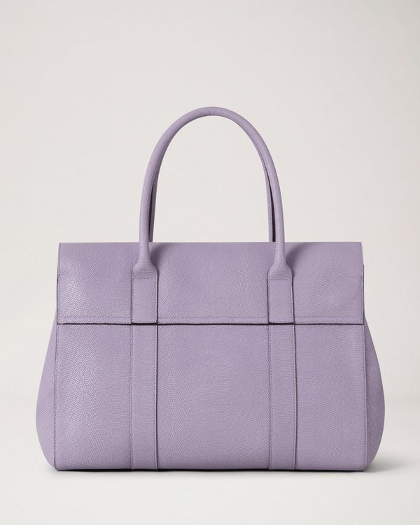 Mulberry Bayswater トートバッグ パープル Bayswater leather handbag 