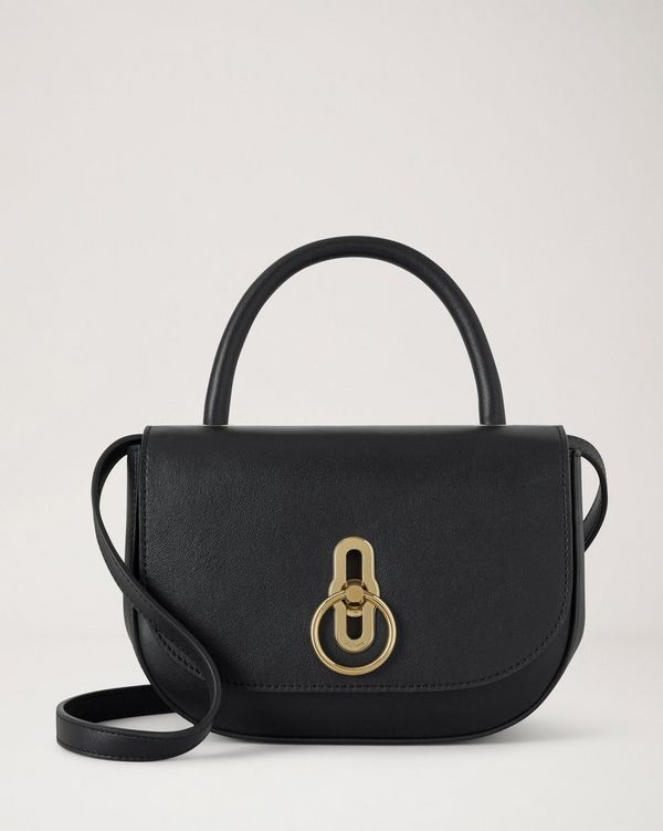 Mulberry | スモール アンバリー トップハンドル | ブラック サプル