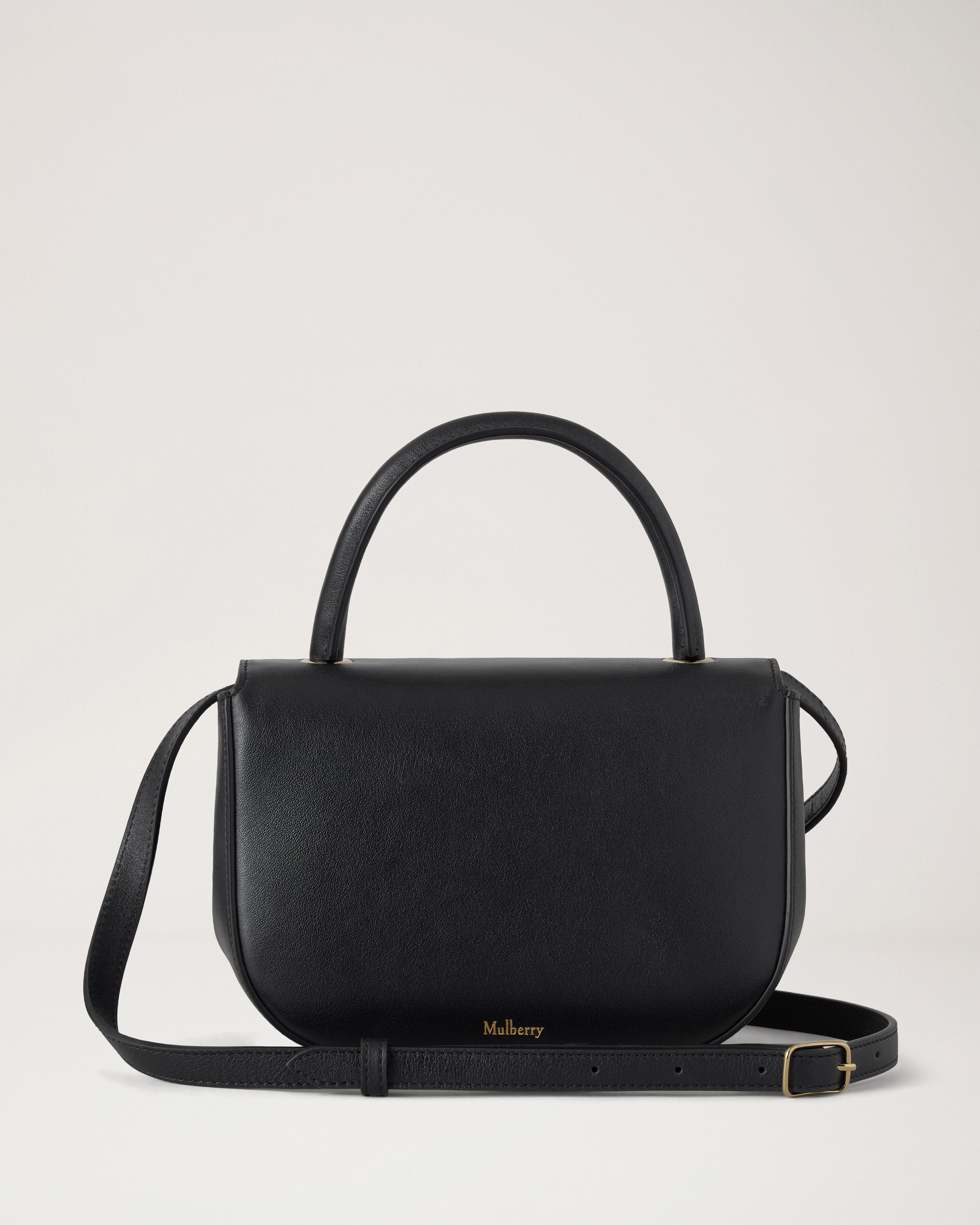Mulberry | スモール アンバリー トップハンドル | ブラック サプル