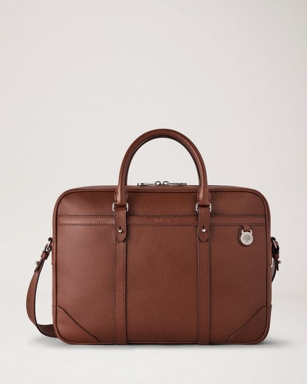 Mulberry | ヘリテージ ブリーフケース | オーク ツートンカラー