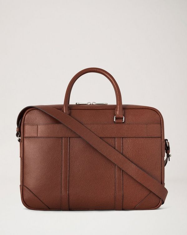 Mulberry | ヘリテージ ブリーフケース | オーク ツートンカラー