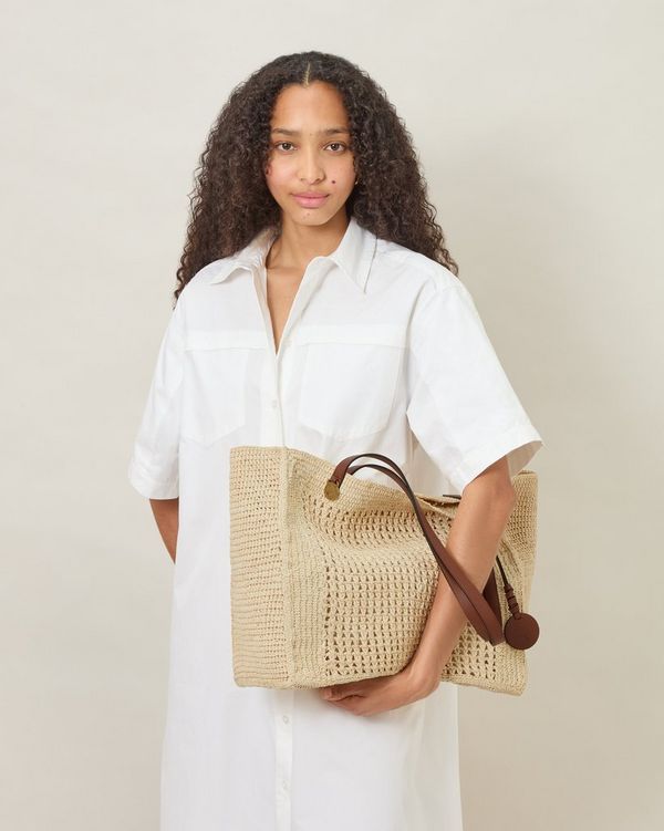 Mulberry | クロシェット トート | ナチュラル クロシェット ラフィア