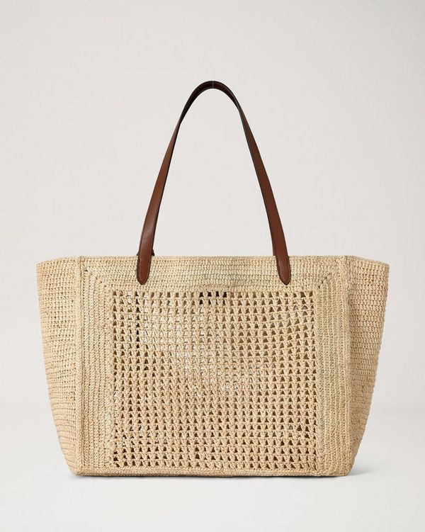 Mulberry | Crochet Tote | Natural Crochet Raffia | Summer Edit