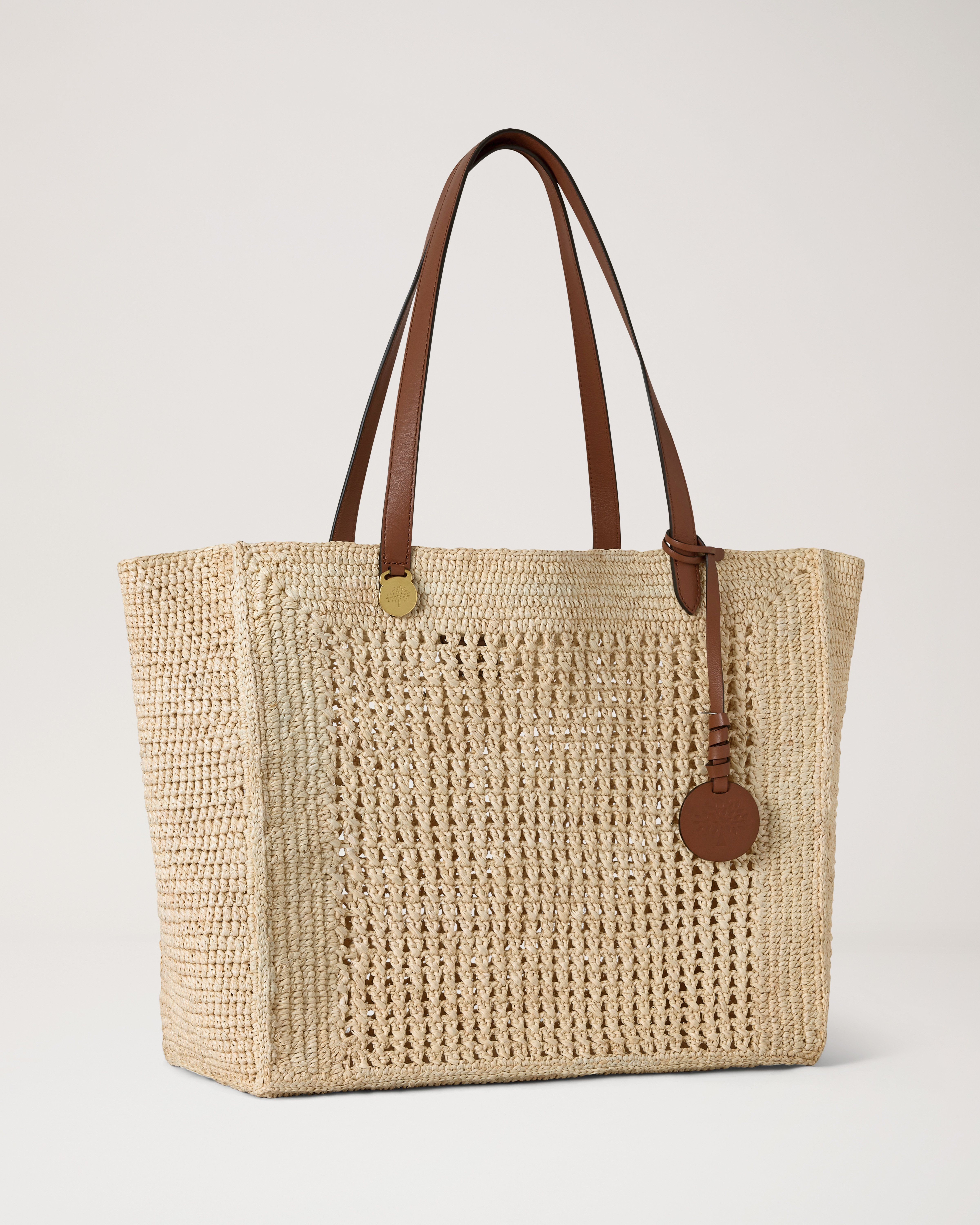 Mulberry | Crochet Tote | Natural Crochet Raffia | Summer Edit