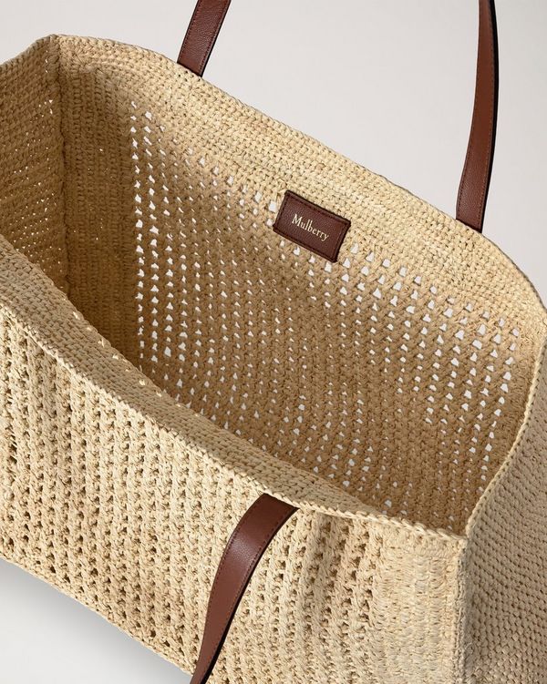 Mulberry | Crochet Tote | Natural Crochet Raffia | Summer Edit