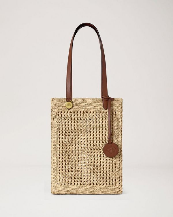 25ss エメレオンドレ クロシェ トート ナチュラル ラフィア Mulberry | スモール クロシェット トート | ナチュラル クロシェット