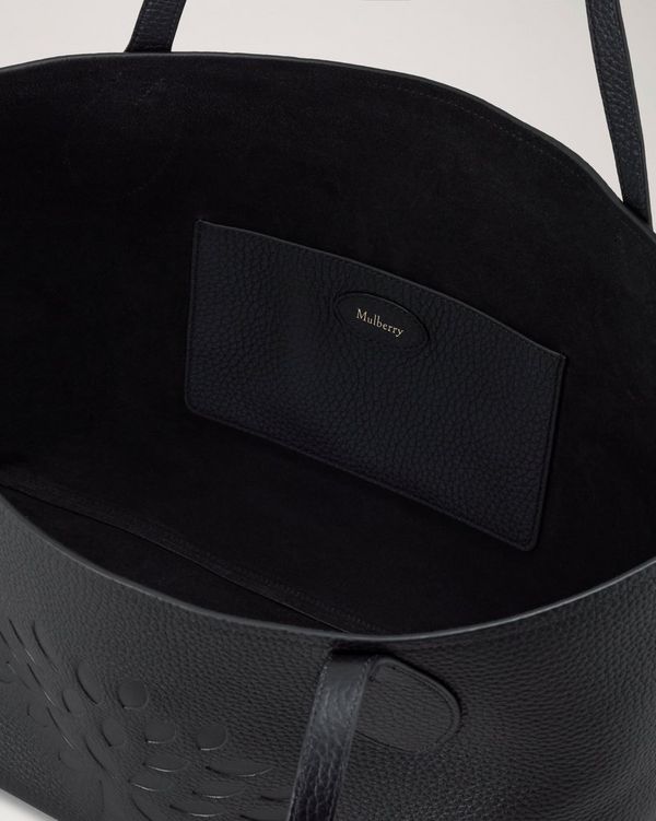 Mulberry | ツリー トート | ブラック ヘビーグレインレザー | Women