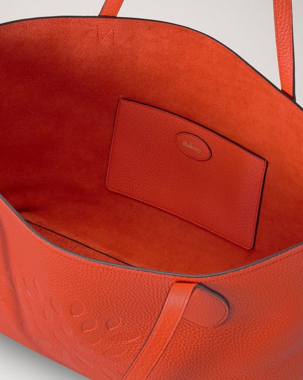 Mulberry | Tree Tote | Coral Orange Heavy Grain | On-Duty Styles