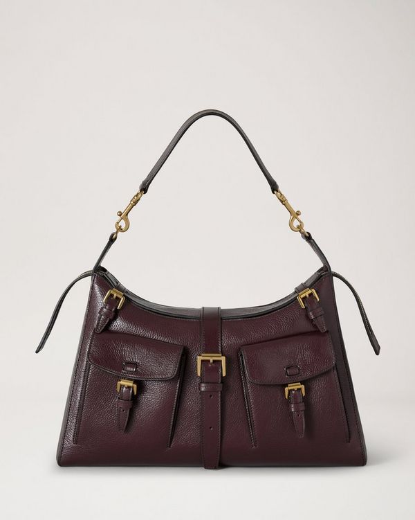 Mulberry | Roxanne Shoulder Bag | Oxblood High Shine Leather