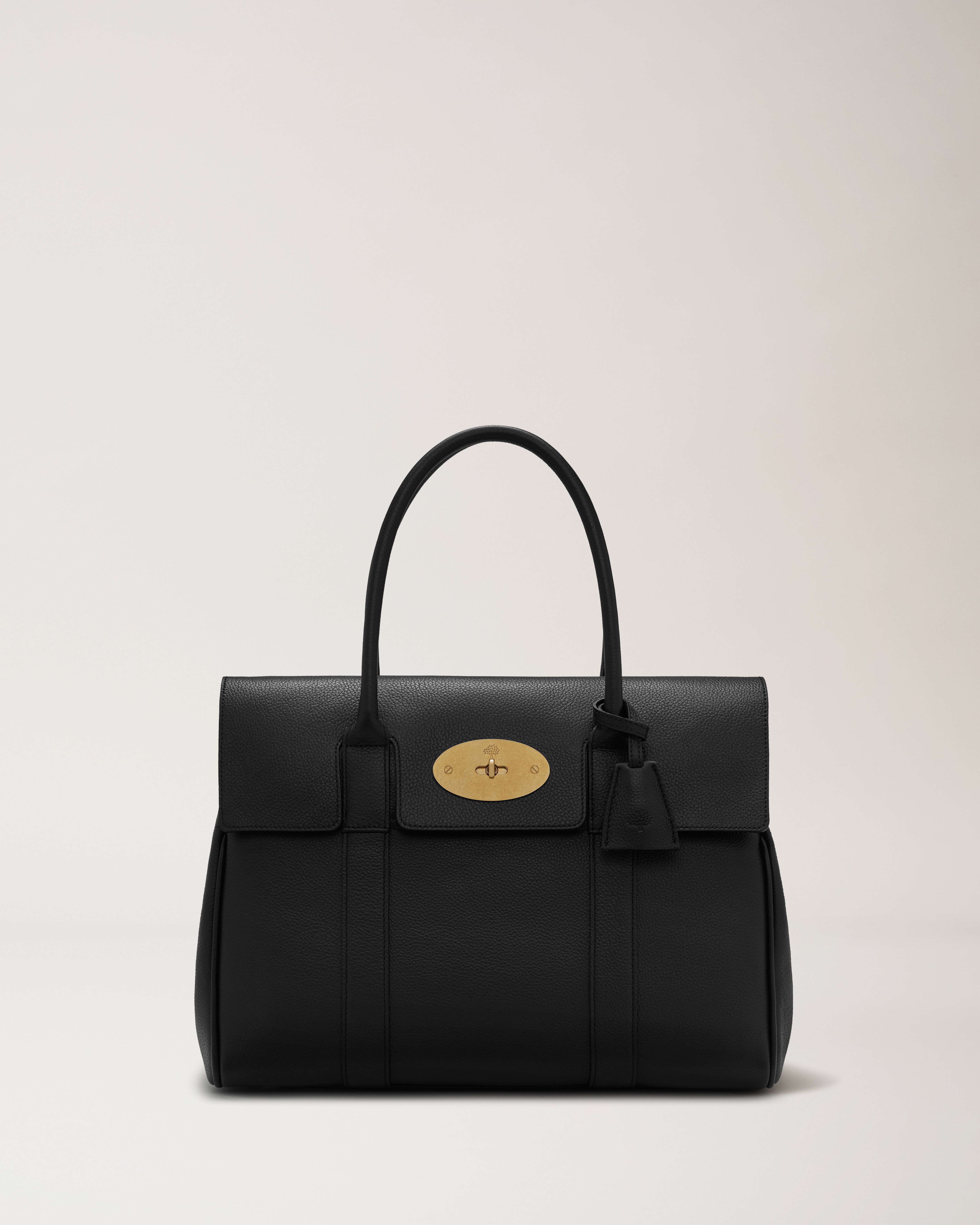 マルベリー Mulberry Bayswater High Shine Calfブラック - バッグ